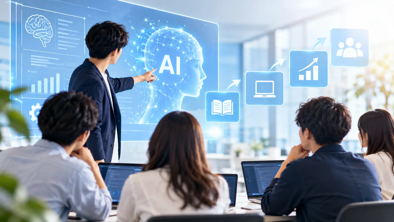 【人材紹介】条件で他社に劣っても"選ばれる"採用へ。新規事業の責任者候補を約1か月で採用｜AI・DX人材育成企業様